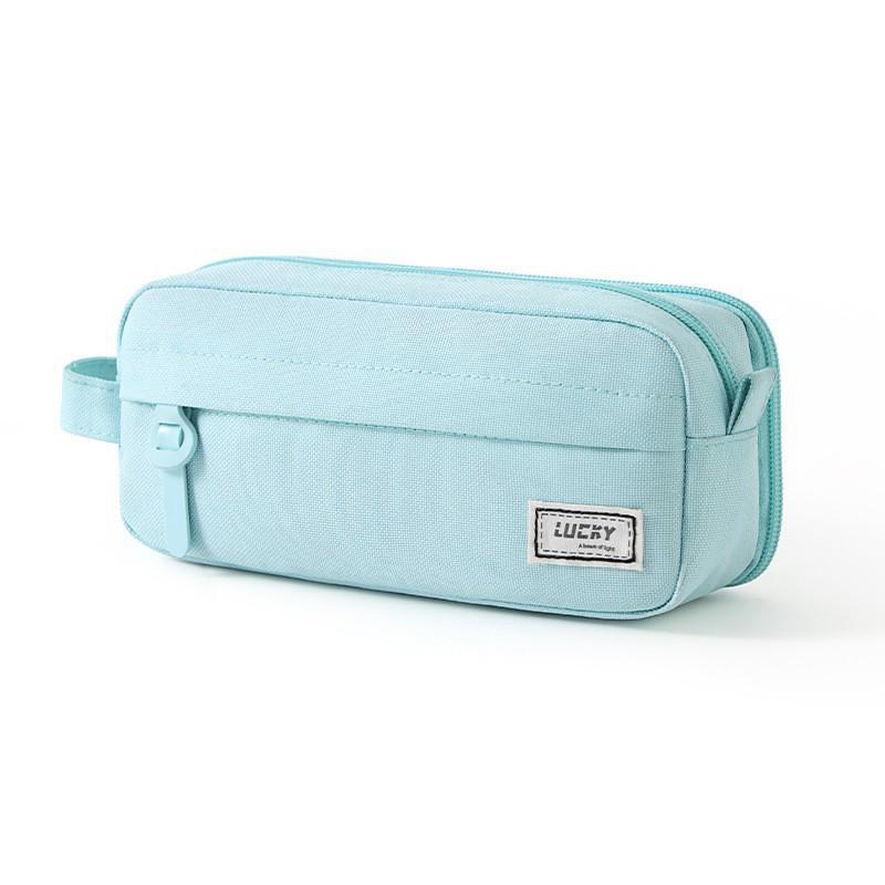 

Oxford High-Gloss Pencil Case for Students, Large Capacity Double-Sided Stationery Bag
