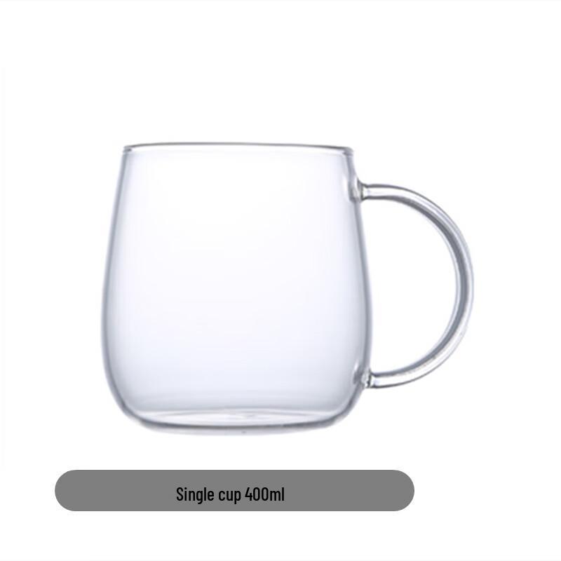 Large Glass Cold Water Jug with 4 Mushroom Cups Set