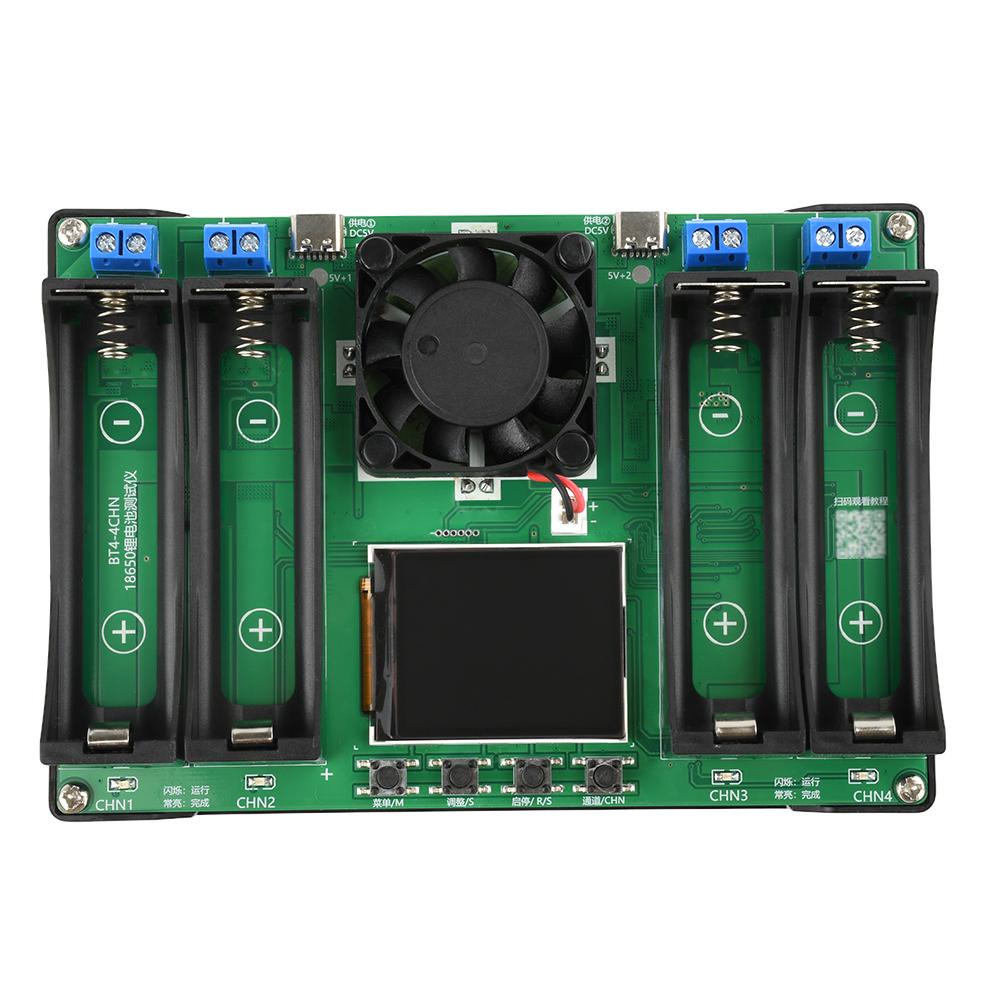 2/4/8 Channel 18650 Battery Capacity Resistance Tester Electronic Load Tester Automatic Charging and Discharging Module