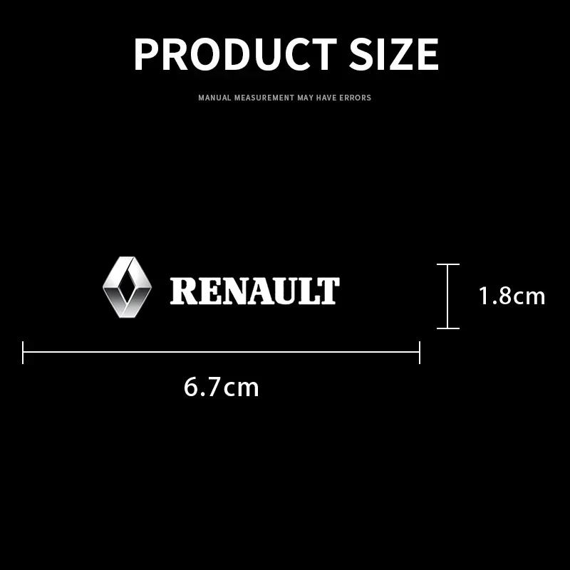 2026 Heiß Für Renault Radkappen 1/2/5/10 Stück Autoaufkleber Emblem Auto Dekor Aufkleber Scheibenwischer Aufkleber Für Renault Clio 4 Megane