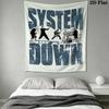 system of a down Wall Tapestry Aesthetic Wall Hanging Printed Fabric Blanket Decorative Tapestries for Bedroom Living Room Home Decor