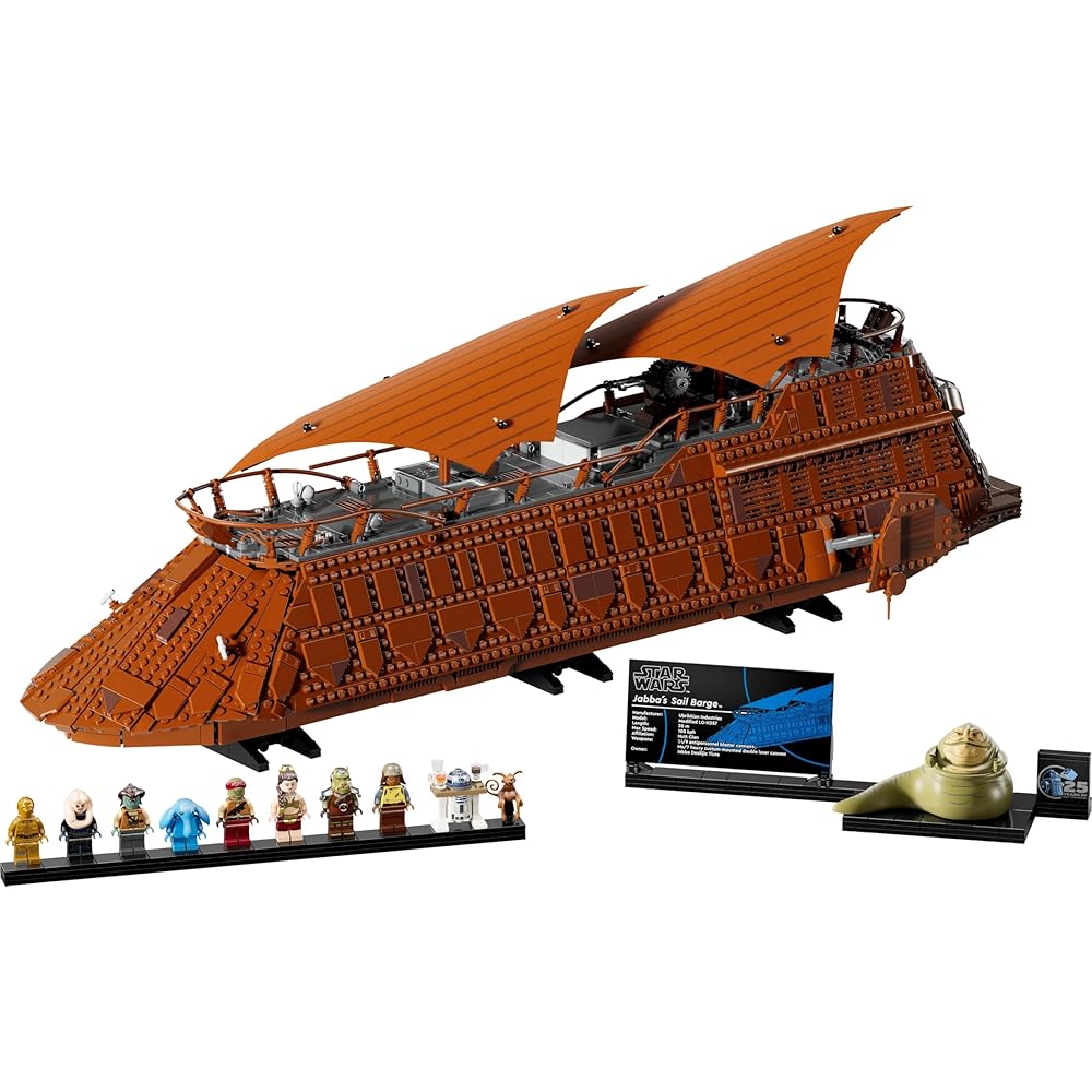 LEGO Star Wars Jabba's Sail Barge Toy Building Set 75397 for Kids and Adults