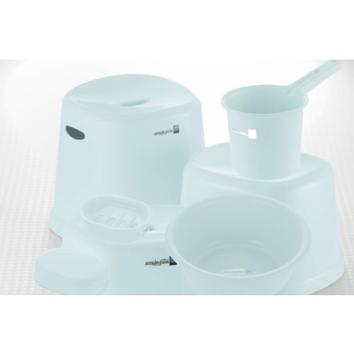 Richell Simple Tone Wash Basin, Mint Blue