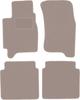 Beige Velours-Fußmatten für: Subaru Legacy II Kombi, Limousine (1993-1998)