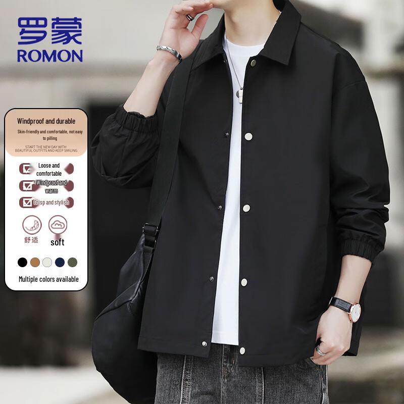 

Romon Men s Autumn Business Casual Jacket 3XL