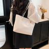 Grenzüberschreitende gewebte Handtasche mit großem Fassungsvermögen für Damen, 2025 neue Vintage- vielseitige Schultertasche mit Unterarmgriff und Tragetasche.