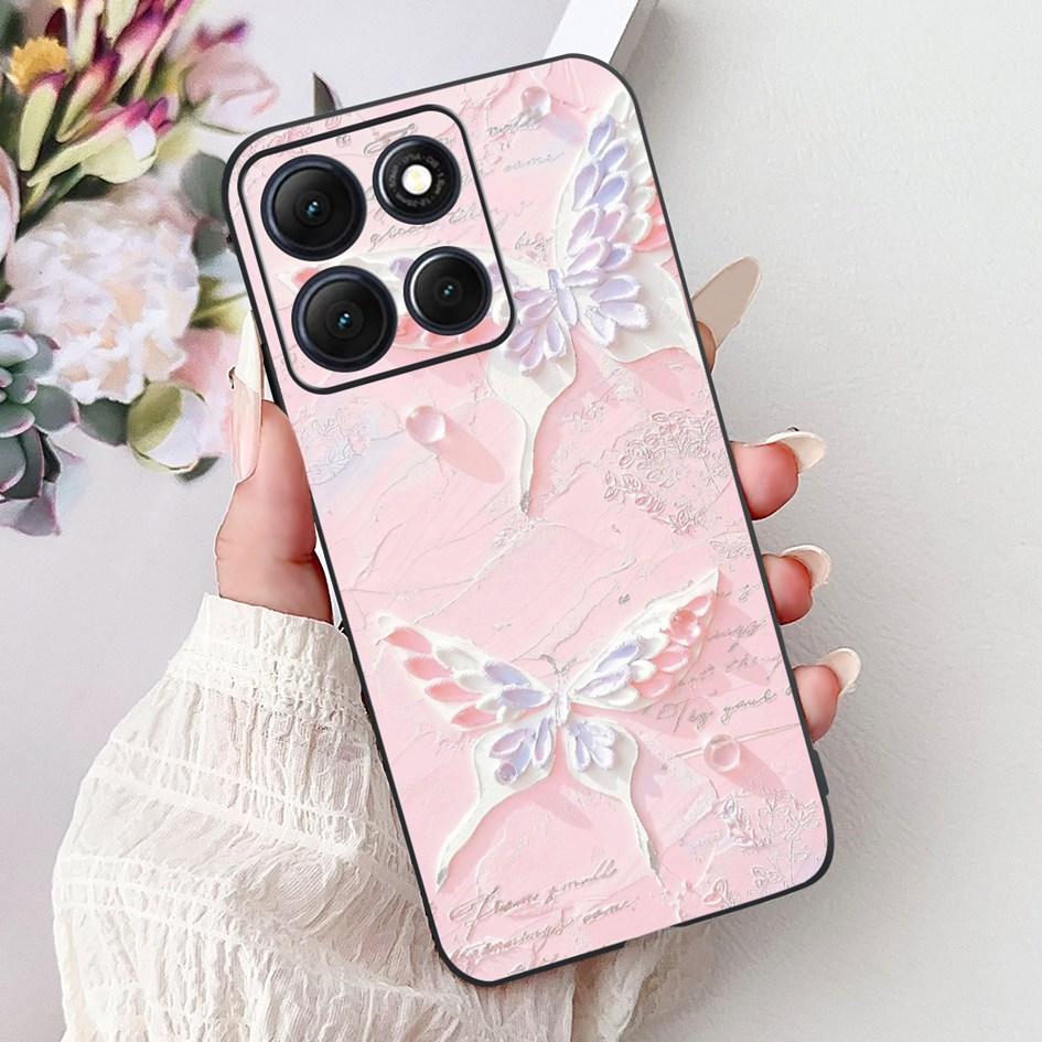 For Motorola Moto G86 Power 5G Case New Fashion Flower Bamboo Cat Cartoon Soft Silicone Back Cover For Moto G86 Power 2025 Coque