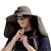 Outdoor Mountaineering Fishing Sun Hat With Large Solar Fan