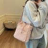 Kleine Tasche Damen Schultertasche Leichte Umhängetasche Einfarbig Handytasche