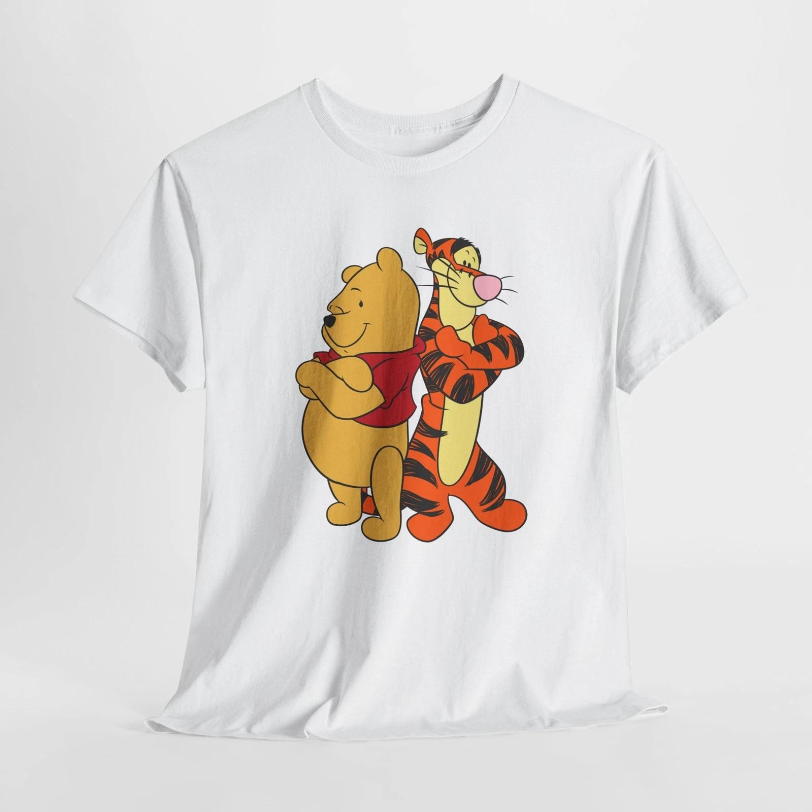 

Cute Cartoon Tee, Honey Bear, Tiger Unisex Shirt, Animal Lover Gift, Fun Graphic 2XL