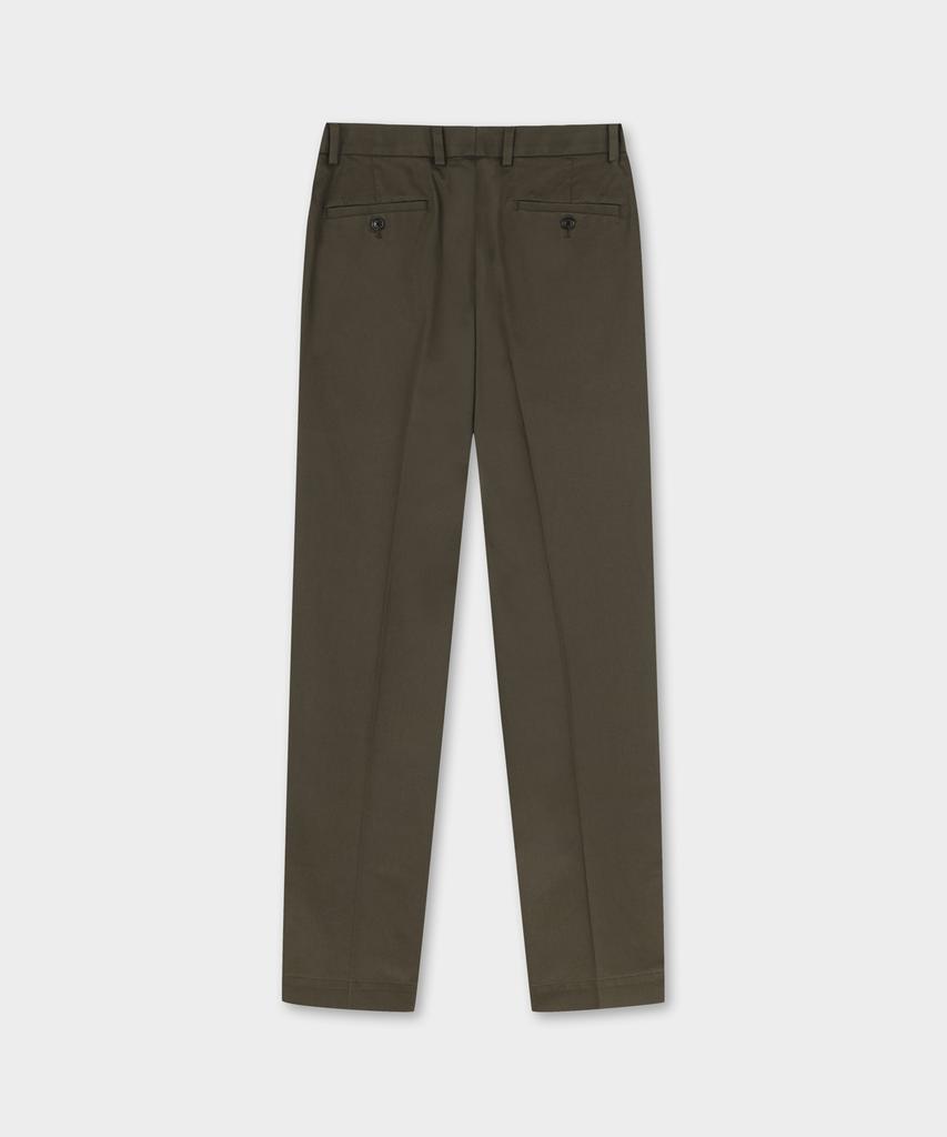 BROOKS BROTHERS Regular Fit Cotton Stretch Advantage Chino (Brown) (Bbpcmfz502)