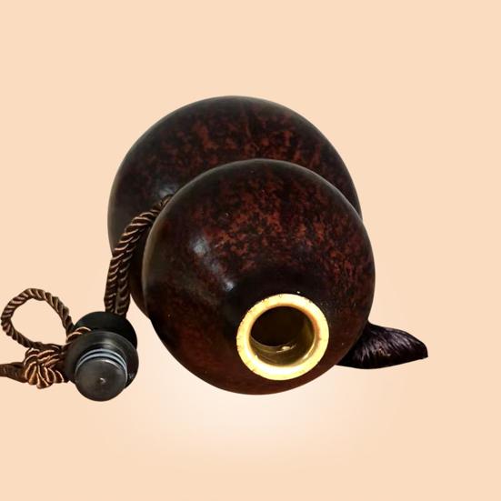 500/1000ML Gourd Water Bottle with Braided Strap Leak-proof Travel Sports Water Bottle Vintage Chinese Style Monkey King Wukong Drinking Bottle