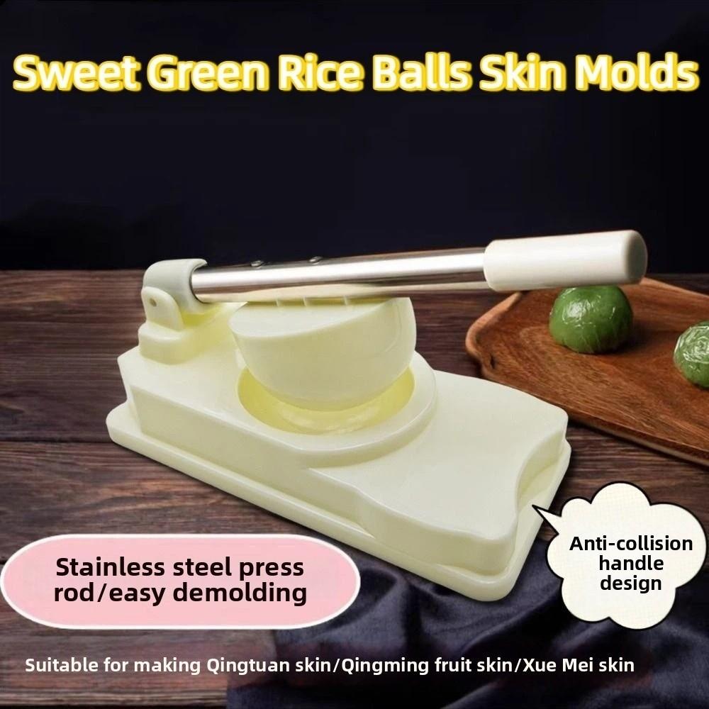 Efficient Dumpling Skin Wrapper Mold Hand Press Dough Press Maker  Restaurants