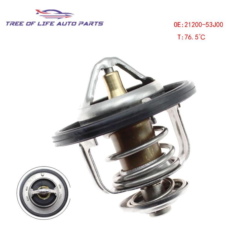 21200-53J00 Engine Coolant Thermostat 76.5c For Nissan 200SX Frontier Xterra Pickup Altima INFINITI G20 1995-2004 2120053J00