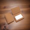 Top-grain Leather Wallet with ID and Credit Card Slots Men's Ultra-slim Vertical Cardholder Design Business VIP Bank Card Case and Card Organiser