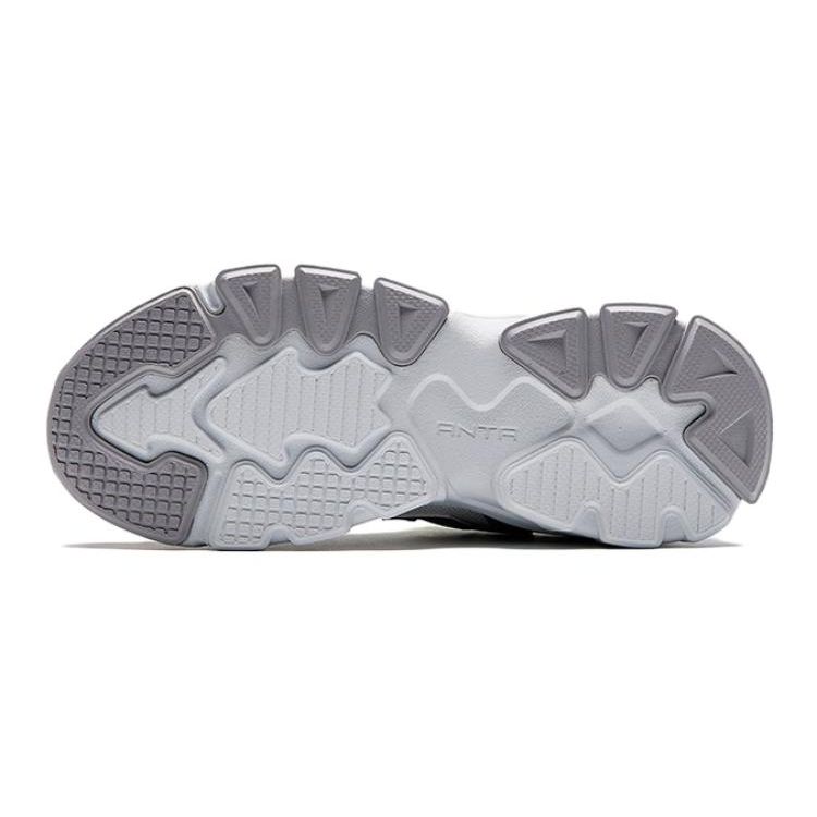 Anta Comfortable Versatile Lightweight Durable Kids Casual Shoes Kids Casual Shoes Gray 312418811-8