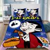 Juego de ropa de cama con funda nórdica y funda de almohada de dibujos animados para adultos, niño, Sr. B-Bean, niña, decoración de dormitorio, regalo para niños, individual, doble, tamaño grande.