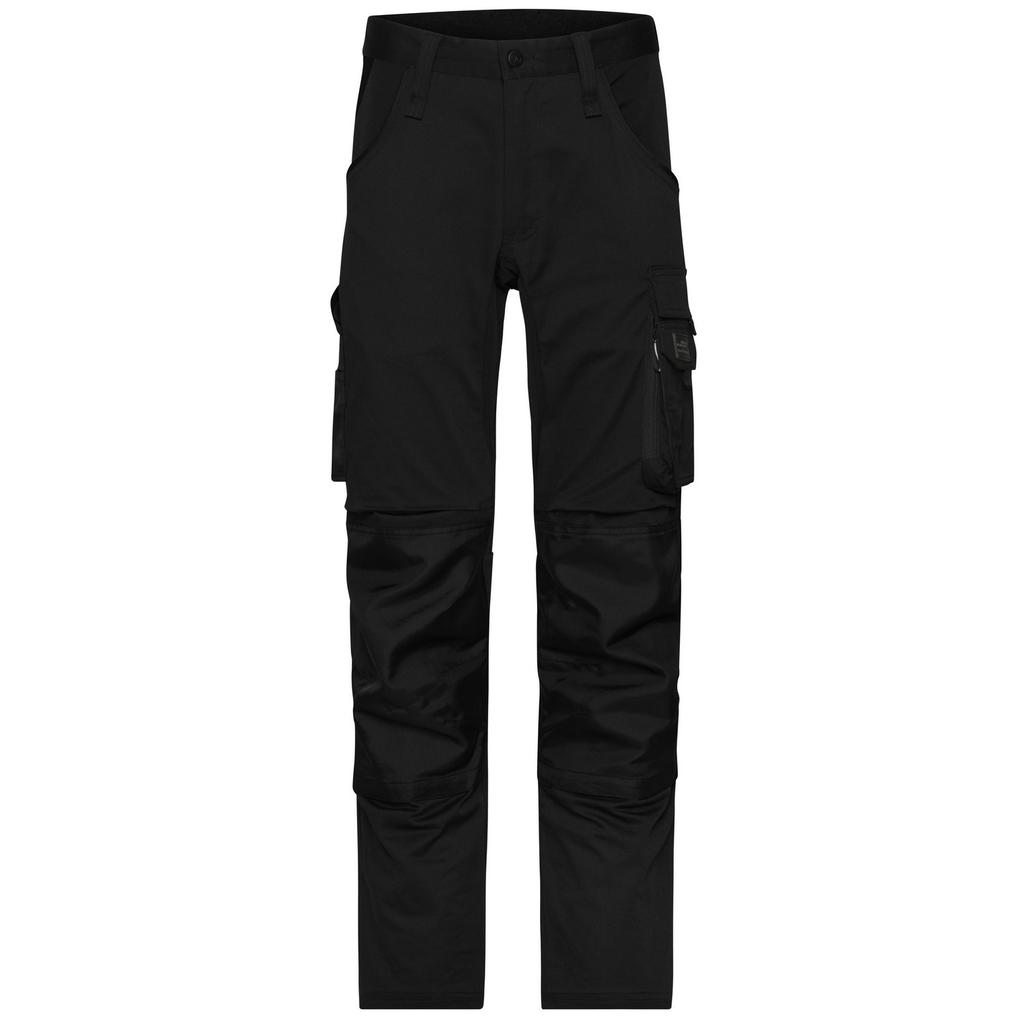 James and Nicholson Unisex Adult Stretch Plain Slim Work Trousers