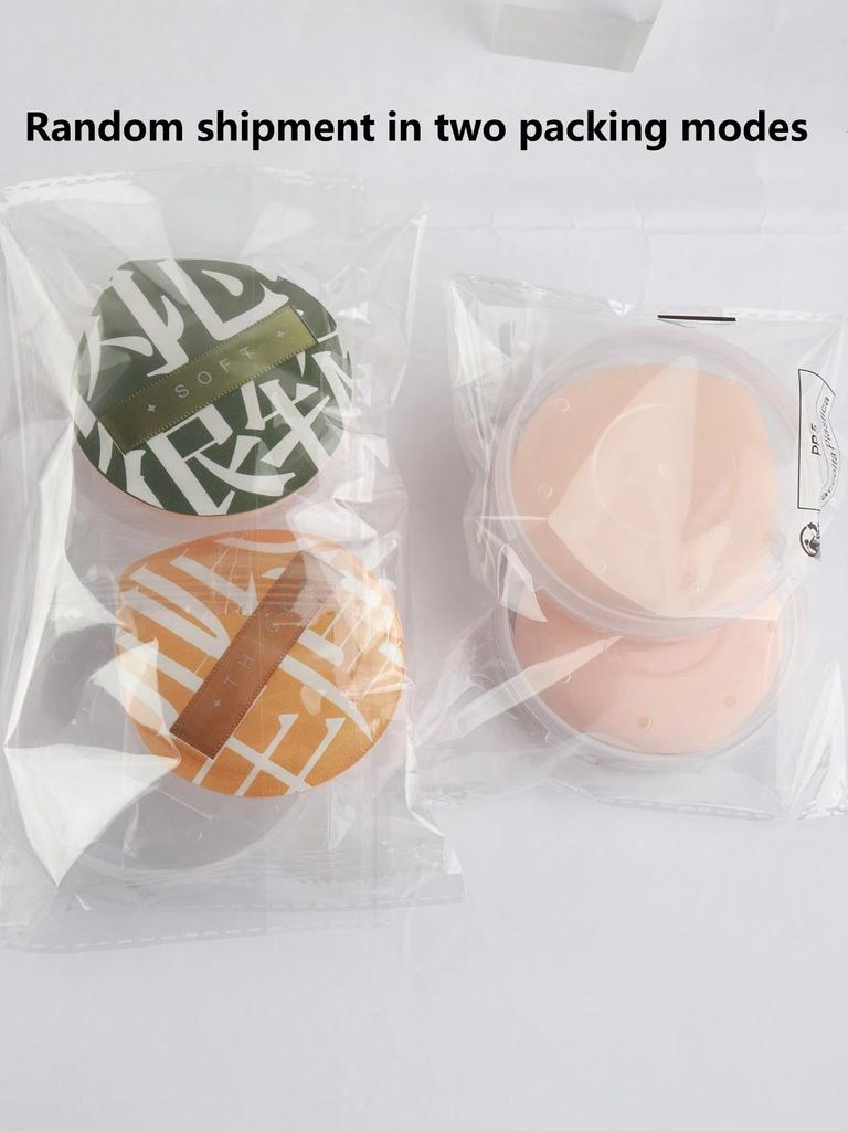 1/2Pcs Soft Non-Eating Foundation Sponge Puff, High Density & Bouncy, For More Flawless Makeup. Wet & Dry Available
