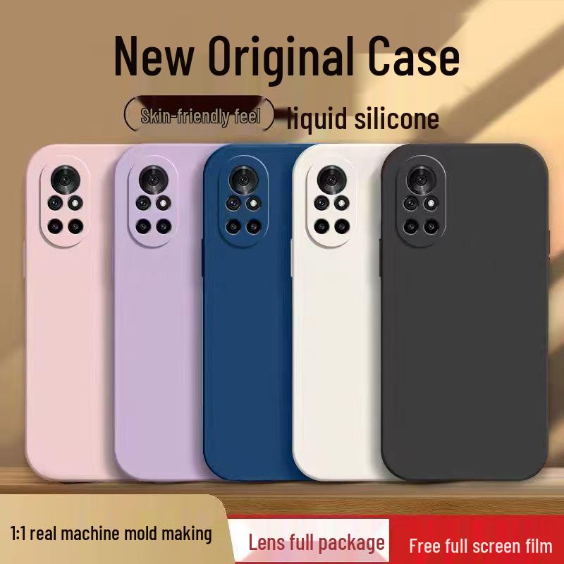 Honor V40 Light Luxury Edition Solid Color Anti-Drop Liquid Gel Case
