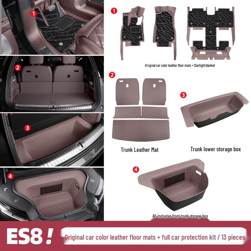Compatible with 26 Models: Nio ES8 Third Generation Frunk Storage Mat Organizer - Car Interior Decor Accessory