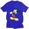 Mickey Mouse Minnie Anime T Shirt for Soft Cotton Tshirt Stylish Tee Tops Short Sleeves T-shirt Loose Fit Clothing Unisex