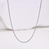 1mm Thin Chain Necklace, Women Choker Necklace, Stainless Steel Jewelry Non Tarnish
