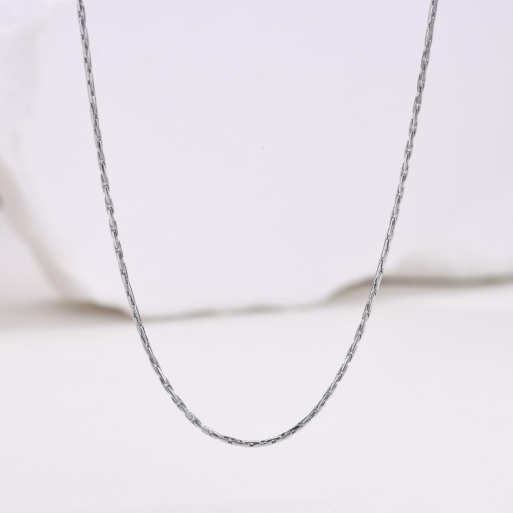 1mm Thin Chain Necklace, Women Choker Necklace, Stainless Steel Jewelry Non Tarnish
