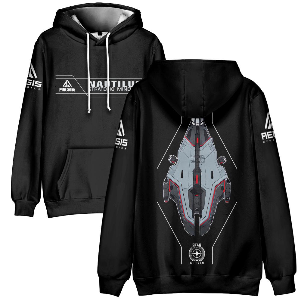 

Squadron 42 Printed Hoodie Sweatshirt for Womens Mens Hoodie Sweatshirt Tie Dye Shirt Cool Unisex Hooded