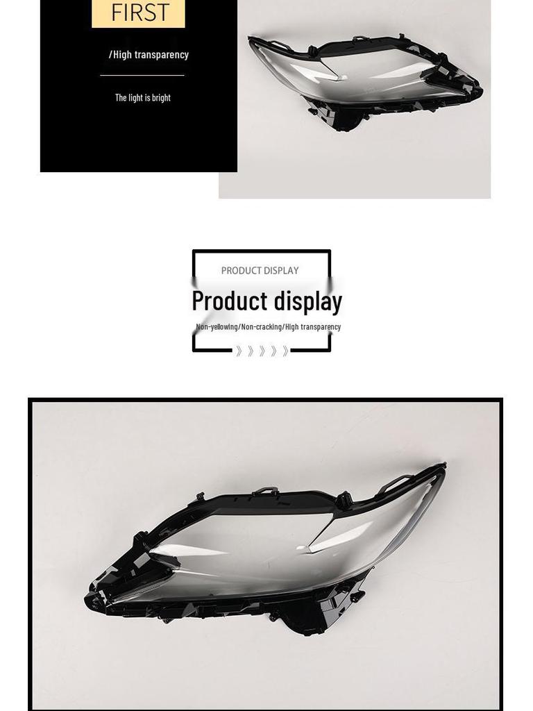 Compatible Headlight Cover for 2015-2017 Lexus ES200/250/300H Models