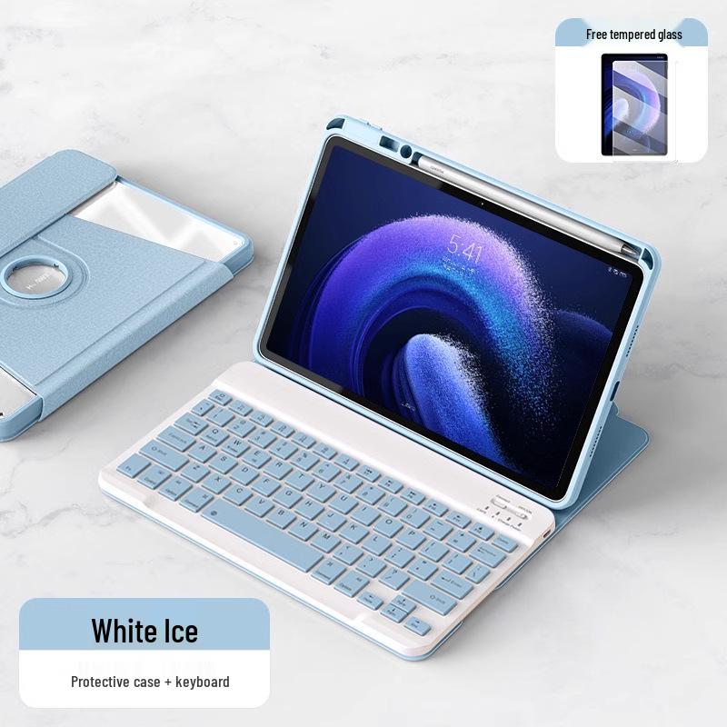 360° otočné pouzdro s klávesnicí a slotem pro pero pro Huawei MatePad Pro 10.8