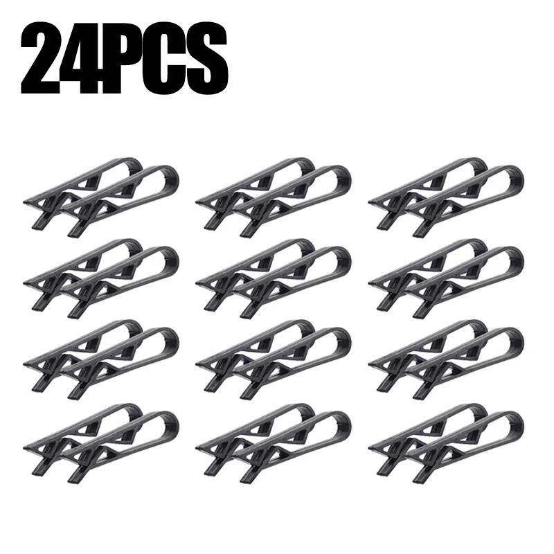 50/2Pcs Waste Bin Fixed Clip Kitchen Snack Bags Sealing Clamp Trash Garbage Bag Clips Anti-Slip Holder Household Storage Tools