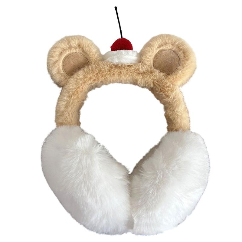 Furry and Warm Plush Ear Warmer for Winter Outdoor Activities Keep You Warm in Cold Weather for Skiing