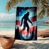 Bigfoot Fashion Beach Towel: Ideal for Summer Adventures Soft, Absorbent and Quick Drying Suitable for Swimming and Bathing