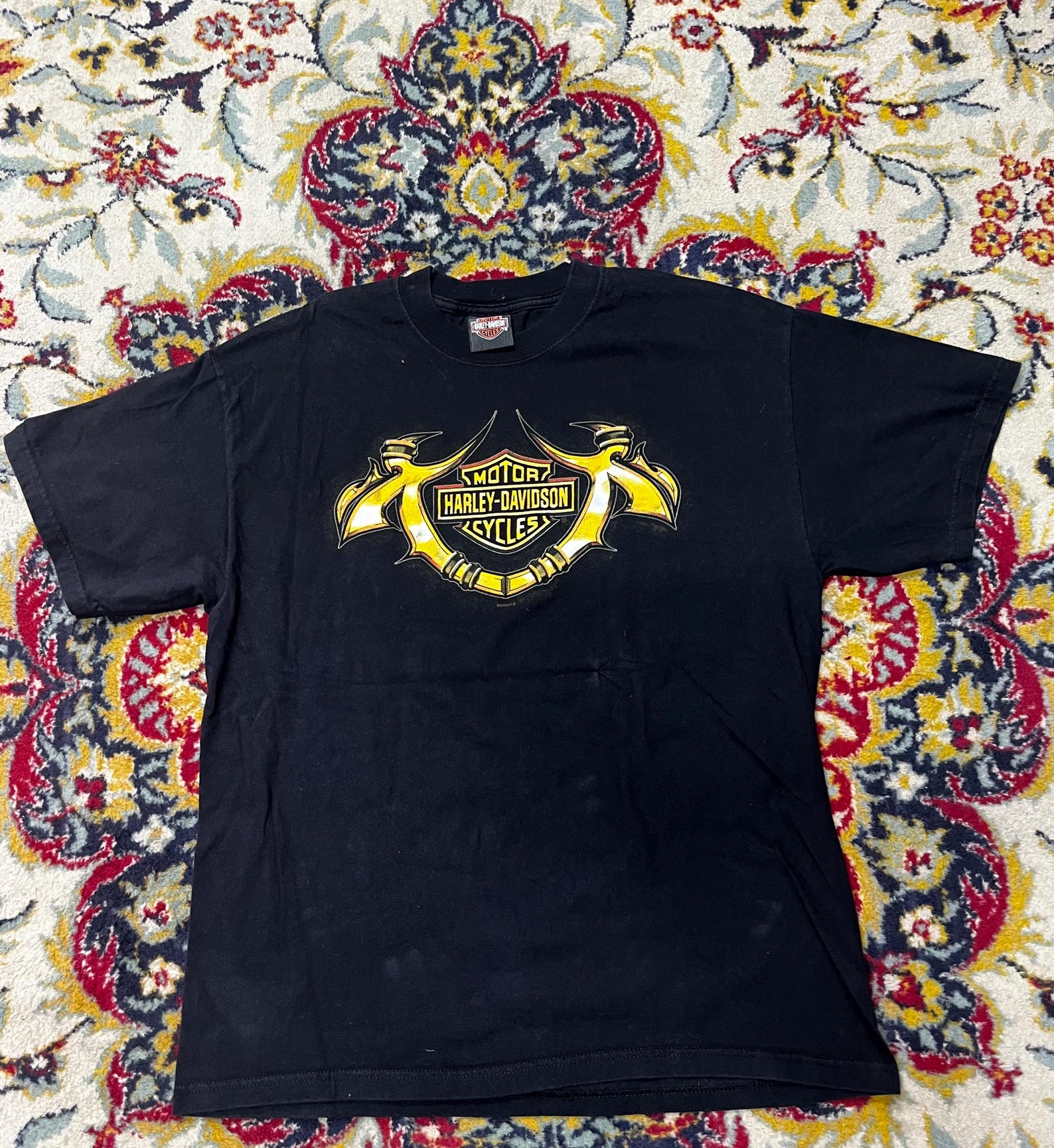 Vintage Harley Davidson T-Shirt, American Legend Graphic (Size L) S