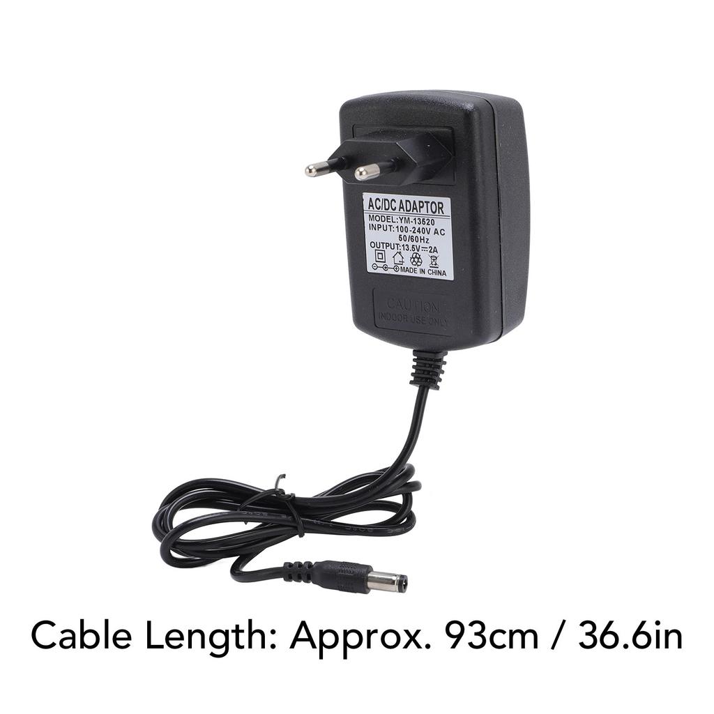 Power Supply  13.5V 2A 32W Speaker Charging Cable Multiple Guards ABS Housing 93cm Wire Length for Household Appliances