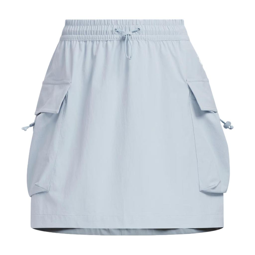 Adidas Fosfuturestyle Soft Comfortable Simple Versatile Casual Skirt Women Skirts Yellow Blue Bright-White KC3775