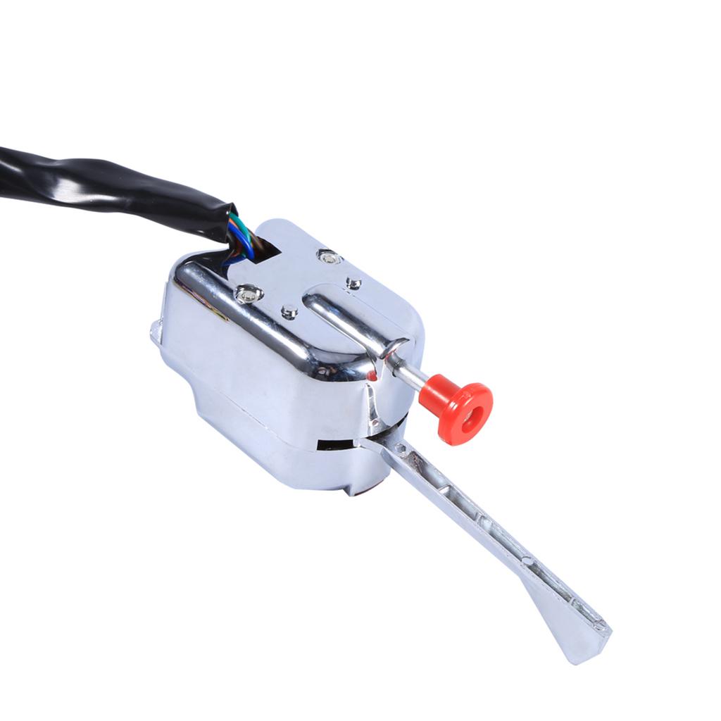 Uniwersalny chromowany przełącznik kierunkowskazów Street Hot Rod dla Forda 12V