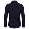 Men's Solid Color Jacket With Pockets Large Size Long Sleeve Shirt Casual Sports Jacket