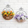 Wall Mounted Wall Planter Wear-resistant Decorative Plant Basket Hanging Flower Basket  Porch