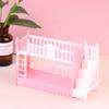 Doll Toy European Furniture Style Bunk Bed Double Bunk Bed Girl Birthday Toy
