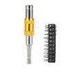 1/4" Multi-Angle Magnetic Extension Rod for Electric Screwdrivers, Hex Shank 6.35mm, Quick Release Self-Locking Adapter