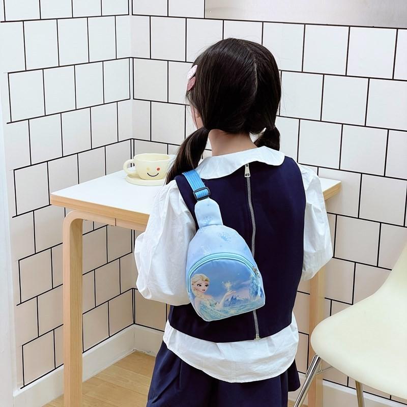 Princess Printed Shoulder Crossbody Chest Bag Children Outdoor Gifts