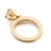 European and American Style Stainless Steel Pendant Jewelry - 26 Golden Titanium Steel Letters