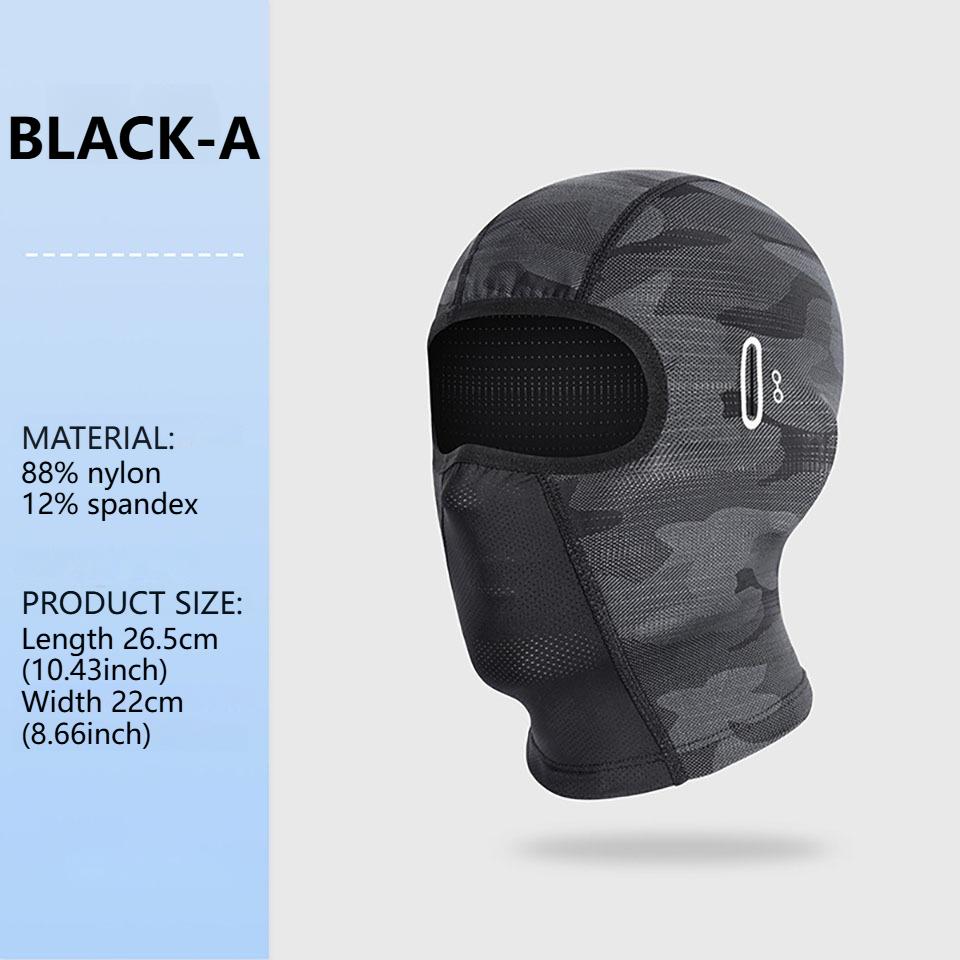 

Getinfit 1Pcs Summer Riding Visor Breathable Mesh Quick Drying Cool Feeling Full Face Shade Motorcycle Biker Helmet Liner Unisex