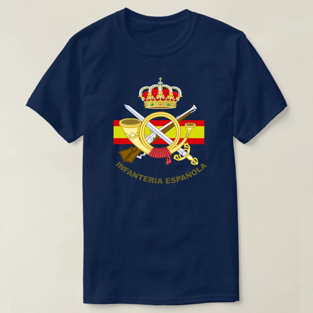 T-shirt Premium Uomo Fanteria Spagnola Cotone Alta Qualità Vestibilità Larga Taglie Grandi Traspirante Top Casual T-shirt S3XL