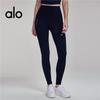 Alo Yoga Nude Feel Reflektierender Print Radsport Fitnesshose
