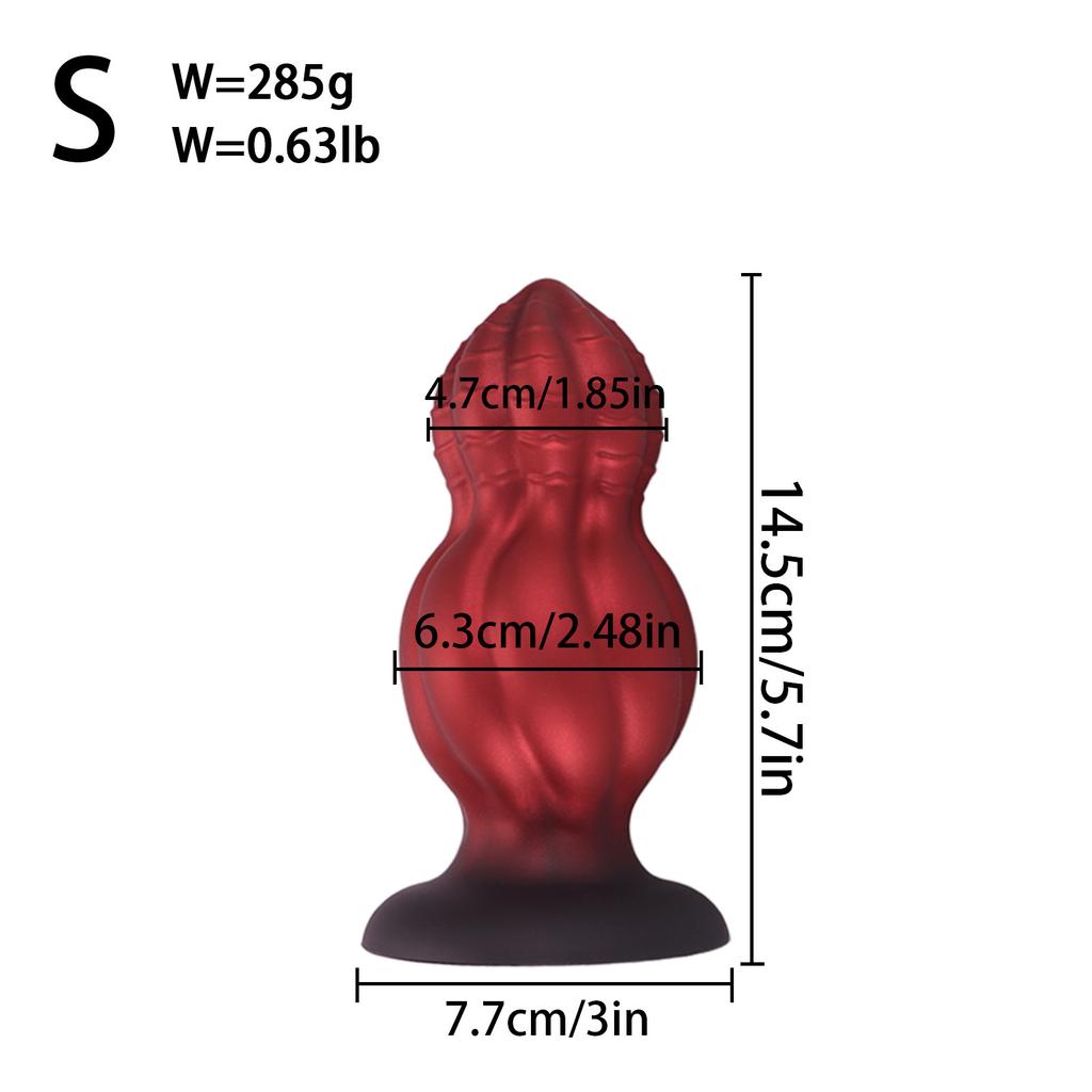 Hot Gourd Butt Plug Penis Men and Women Back Court Stimulation Climax Massager Adult Smsexy Sex Product