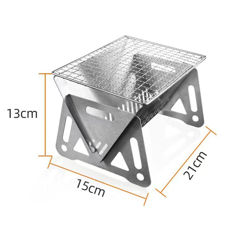 

Портативный складной гриль-барбекю, нагревательные печи, многофункциональная стойка для гриля для кемпинга, барбекю, сетка, дровяная печь, гриль-барбекю из нержавеющей стали