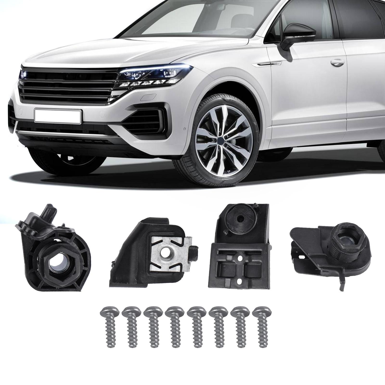 Reparaturset für Scheinwerfer Vorne Passend für VW Touareg CR7 2019 2020 2021 2022 2023 2024 2025 Auto Schraubbefestigungen 761998225 761998226 1 left side gray